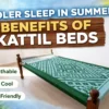 Cooler Sleep in Summer: Benefits of Kattil Beds