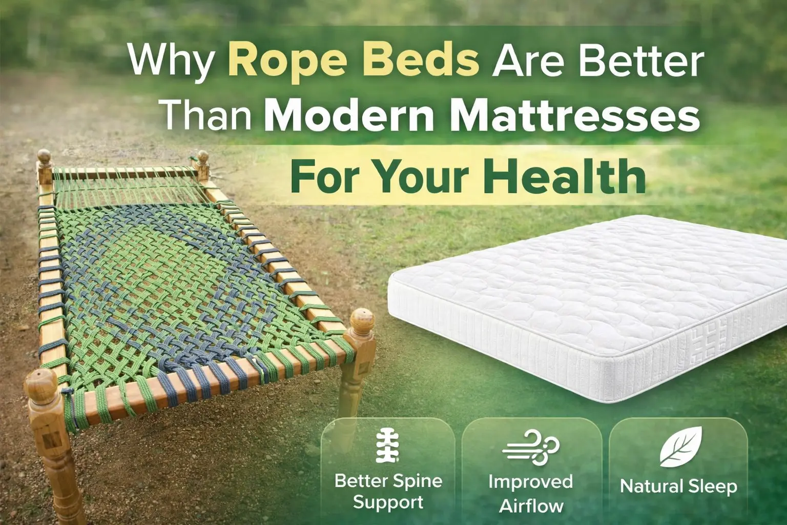 Why Rope Beds Are Better Than Modern Mattresses for Your Health