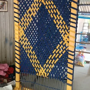 Traditional Classic Wooden Rope Bed