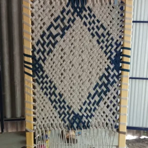 Traditional Handwoven Rope Bed